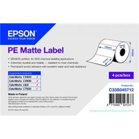 Image of PE Matte Label - Die-cut