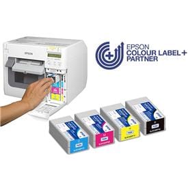 Image of Epson ColorWorks C3500 Colour Label Printer Ink Cartridges