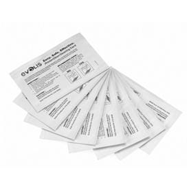 Image of A5002 PrinterClean Cleaning Kit (for card transport rollers) 1 pack of 50 pre-saturated cards packaged in individual tear-open pouch