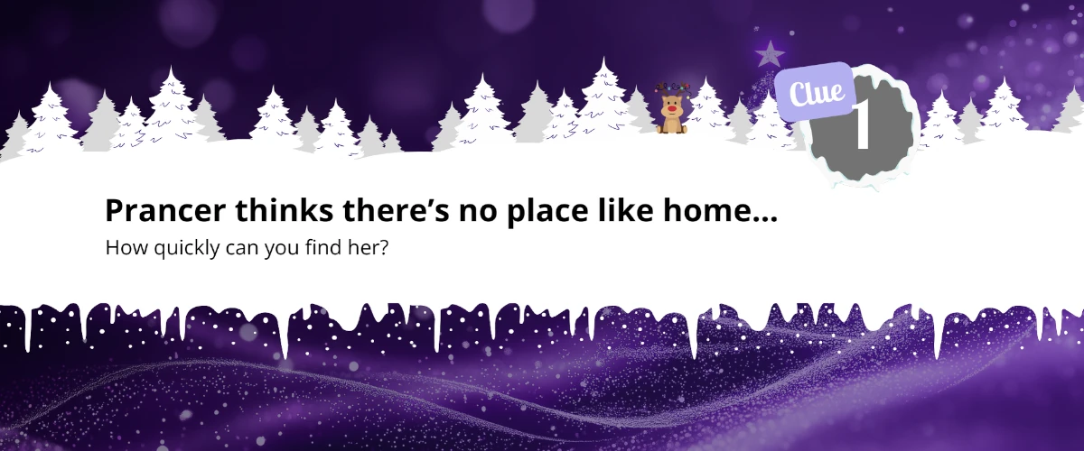 Prancer thinks there's no place like home