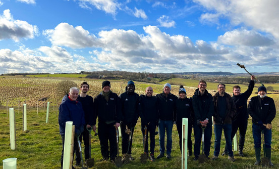 ERS and Epson tree planting at Forest of Marston Vale