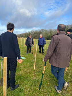 ERS and Epson tree planting introduction at Forest of Marston Vale