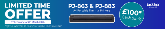 £100 cashback offer for Brother PJ800 Series