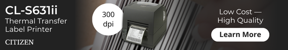 Desktop labelling with Citizen CLS-631ii