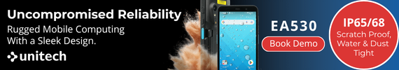 Unitech EA530 Mobile Computer. Uncompromised reliability. Rugged Mobile computing with a sleek design. Book Demo.