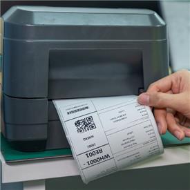 Printing a label for shipping