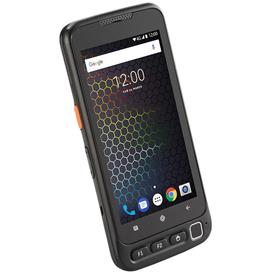 Rugged smartphone with barcode reader