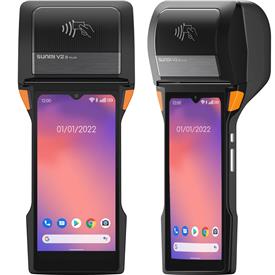 V2s Plus Android mobile computer with 80mm receipt printer