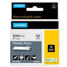 Rhino IND Industrial Flexible Nylon Label Tape Cartridges