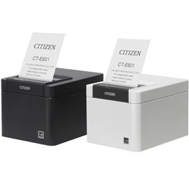 Discover the CT-E601 disinfectant ready direct thermal printer with high speed 350mm per second printing USB connectivity and 2 year warranty
