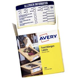 Image of Avery Food Allergen Labels