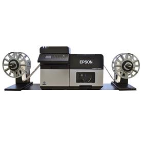 Image of DPR Unwinder & Rewinder Systems for Epson C8000 Industrial Label Printer