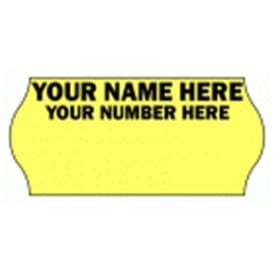 Have your name and number personalised on your Price Labels.