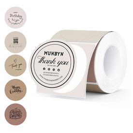 Image of MUNBYN Morandi 2 Inch Round Thermal Labels 3