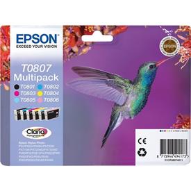 Genuine Epson T080 Claria Ink for Stylus Photo Printers