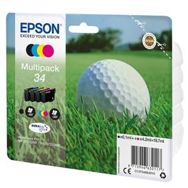 Genuine Epson 34 and 34XL Ink for WorkForce WF-3700 and WF-4700 Series