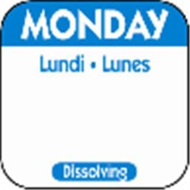 DateIt Dissolving DAY DOT 25mm Square Labels DateIt Dissolving DAY DOT 25mm Square Labels