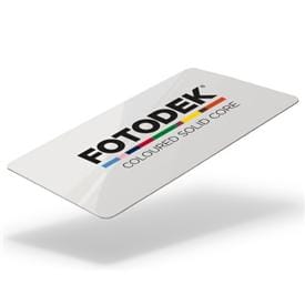 Plain Plastic ID Cards - Coloured  - Solid Core