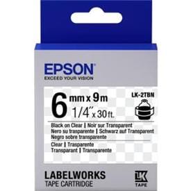 LabelWorks Transparent Tape is perfect for more discreet labelling and is durable!