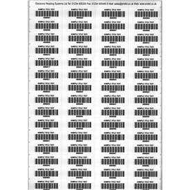 Printed4u Library Labels Sequentially Printed Barcode Labels