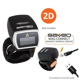 SAVEO SCAN Companion Ring Barcode Scanner 2D