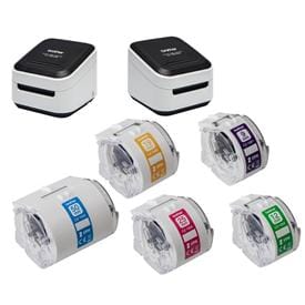 Brother Genuine CZ Colour Label Rolls for Zink VC-500W Colour Label Printer