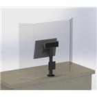 SpacePole SAFEGUARD Anti Sneeze and Germ Screen 