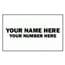 Image of Personalised Printed with your company logo / telephone number 