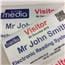 Fabric Visitor Label Badge - Removable Adhesive