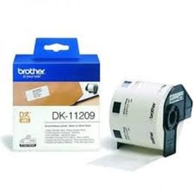 BETCKEY 10 Rolls Compatible Brother DK-1209 Small Address/Barcode Labels 1-1/7 x 2-3/7 8000 Labels with Refillable Cartridge Frame 29mm x 62mm 