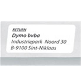 s0722520 dymo lw large return address labels size 54mm x 25mm